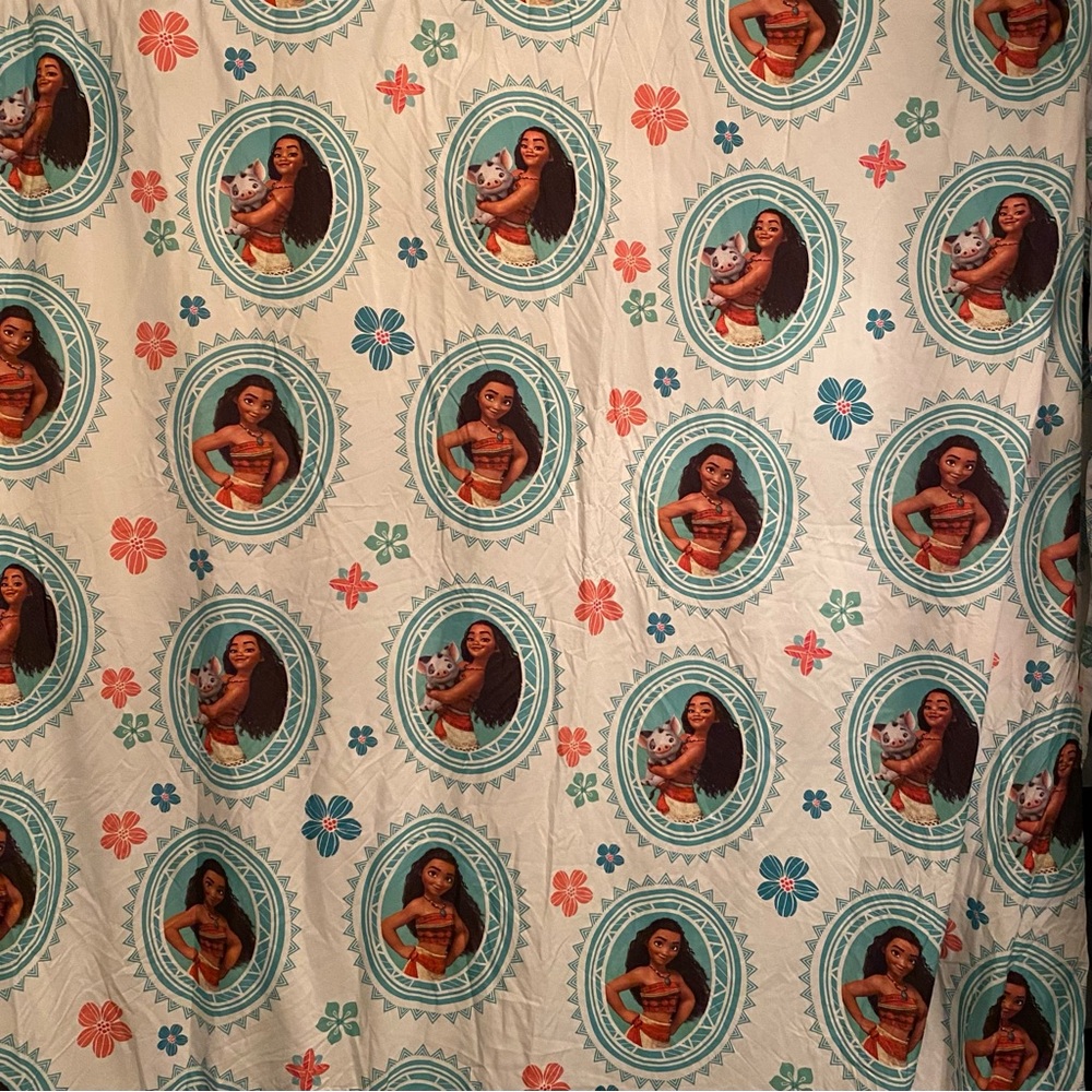 Moana Full Size Flat Sheet